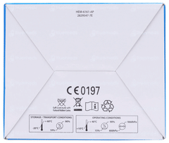 Omron Hem 6161 White Fully Automatic Wrist Blood Pressure Monitor Machine 1
