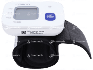 Omron Hem 6161 White Fully Automatic Wrist Blood Pressure Monitor Machine 1