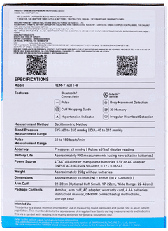 Omron Hem 7143t1 A Digital Blood Pressure Monitor Machine 1