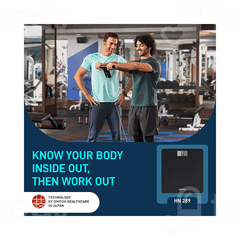 Omron Hn 289 Black Scale Weighing Machine 1