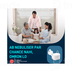 Omron Ne C 101 White Compressor Nebulizer 1