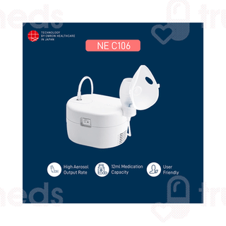 Omron Ne C 101 White Compressor Nebulizer 1