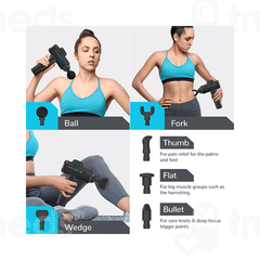 Caresmith Charge X Massage Gun With Touchscreen Display 1