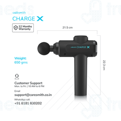 Caresmith Charge X Massage Gun With Touchscreen Display 1