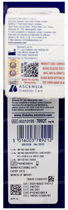 Contour Plus Elite Blood Glucose Monitoring System With Test Strips 25 Free