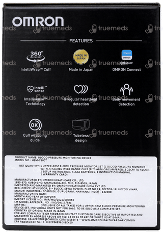 Omron Hem 7600t Smart Elite Upper Arm Blood Pressure Monitor 1