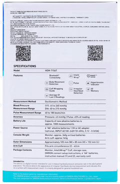 Omron Hem 7156t Automatic Blood Pressure Monitor 1 Omron Hem 7156t Automatic Blood Pressure Monitor 1