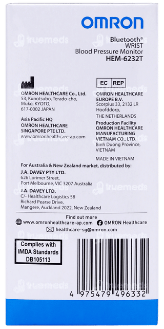Omron Hem 6232t Blood Pressure Monitor 1