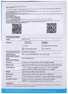 Omron Hem 7140t1 Automatic Blood Pressure Monitor 1