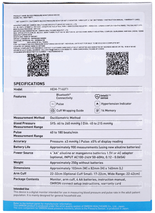 Omron Hem 7140t1 Automatic Blood Pressure Monitor 1