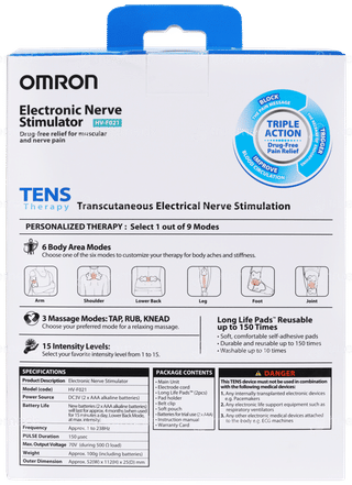 Omron Hv F021 Electronic Nerve Stimulator 1