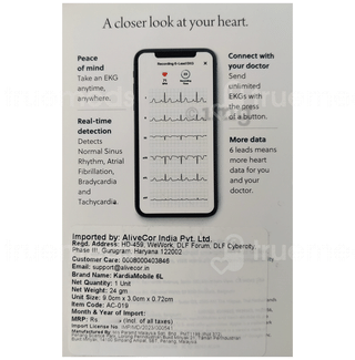 Alivecor Kardiamobile 6l Six Lead Ecg Device 1