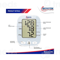 Microtek Automatic Upper Arm Blood Pressure Monitor 1