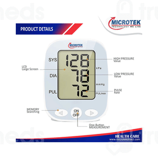 Microtek Automatic Upper Arm Blood Pressure Monitor 1