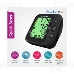 Accusure Blood Pressure 3 Color Smart Display Monitor 1