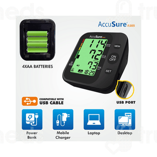 Accusure Blood Pressure 3 Color Smart Display Monitor 1