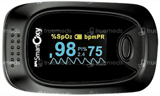 Bpl Smart Oxy With Perfusion Index Black Fingertrip Pulse Oximeter 1