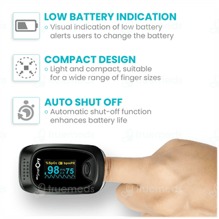 Bpl Smart Oxy With Perfusion Index Black Fingertrip Pulse Oximeter 1