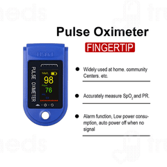 Healthgenie Hgpoxm 201 Fingertip Pulse Oximeter 1
