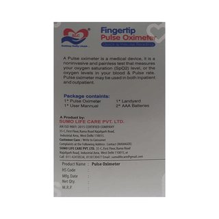 Slc Fingertip Pulse Oximeter 1