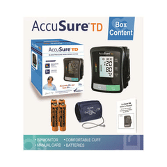 Accusure Td 1209 Advanced Features Bp Monitor With Adapter 1