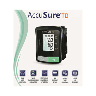 Accusure Td 1209 Advanced Features Bp Monitor With Adapter 1