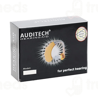 Auditech Hearing Amplifier Bte Rechargeable 106 Behind The Ear Hearing Aid Beige 1