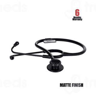 Mcp Dual Head Black Matte Acoustics Stethoscope 1