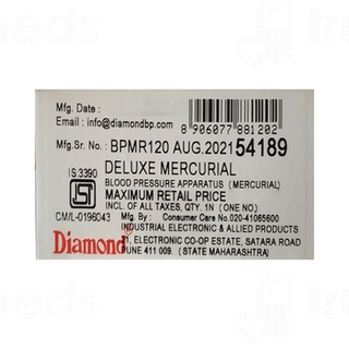Diamond Bpmr120 Deluxe Mercurial Blood Pressure Apparatus 1