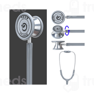 Rcsp Dual Head Grey Stethoscope 1
