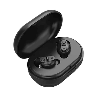 Auditech Cic Rechargeable Wireless Both Ears Hearing Aid Black 1