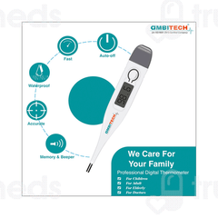 Ambitech Phx 01 White Digital Thermometer 1