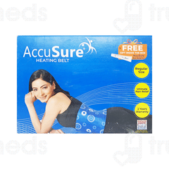 Accusure Orthopaedic Heat Belt 1 With Accusure Pain Relief Gel 30gm Free