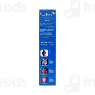 Accusure Orthopaedic Heat Belt 1 With Accusure Pain Relief Gel 30gm Free