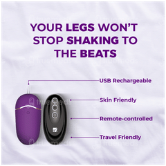 Mschief Electro 12 Frequencies Purple Body Massager 1