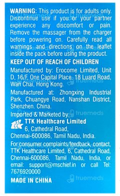 Mschief Crescendo 10 Frequencies Blue Body Massager 1