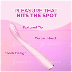 Mschief Vibrato Textured Tip 10 Frequencies Pink Body Massager 1