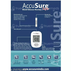 Accusure Life Blood Glucose Meter 1 Accusure Life Blood Glucose Meter 1