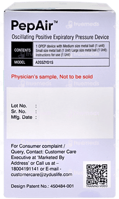 Pep Air Oscillating Positive Expiratory Pressure Device 1