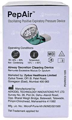 Pep Air Oscillating Positive Expiratory Pressure Device 1