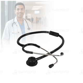 Bpl St 01 Dia Cast Adult Chest Piece Stethoscope Black 1