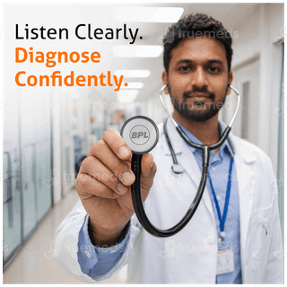 Bpl St 01 Dia Cast Adult Chest Piece Stethoscope Black 1