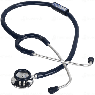 Bpl St 02 Brass Adult Chest Piece Stethoscope Blue 1