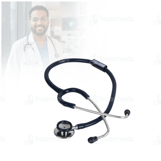 Bpl St 02 Brass Adult Chest Piece Stethoscope Blue 1