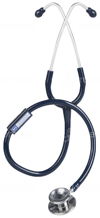 Bpl St 03 Brass Dual Adult Chest Piece Stethoscope Blue 1