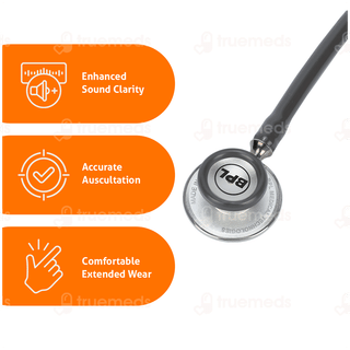 Bpl St 04 Aluminium Adult Chest Piece Stethoscope Grey 1