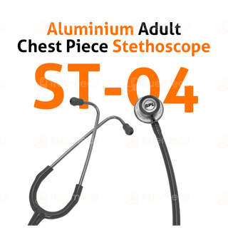Bpl St 04 Aluminium Adult Chest Piece Stethoscope Grey 1