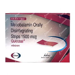 Quicobal 1500 MCG Orally Disintegrating Strips 30