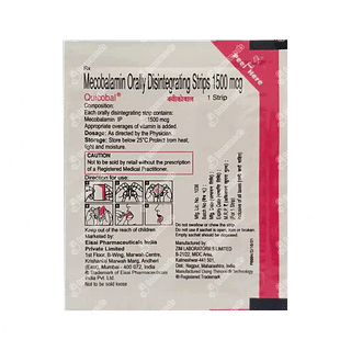 Quicobal 1500 MCG Orally Disintegrating Strips 30