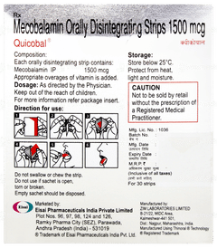 Quicobal Orally Disintegrating Strip 30